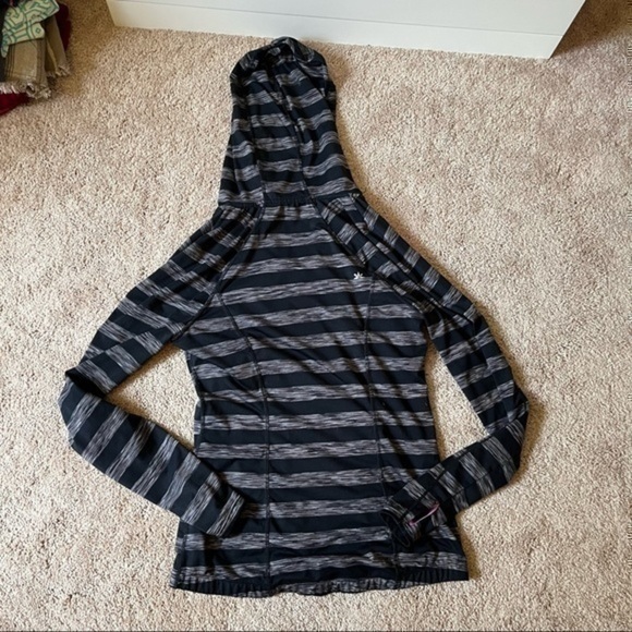 Lukka striped athletic zip up hoodie - Picture 8 of 8